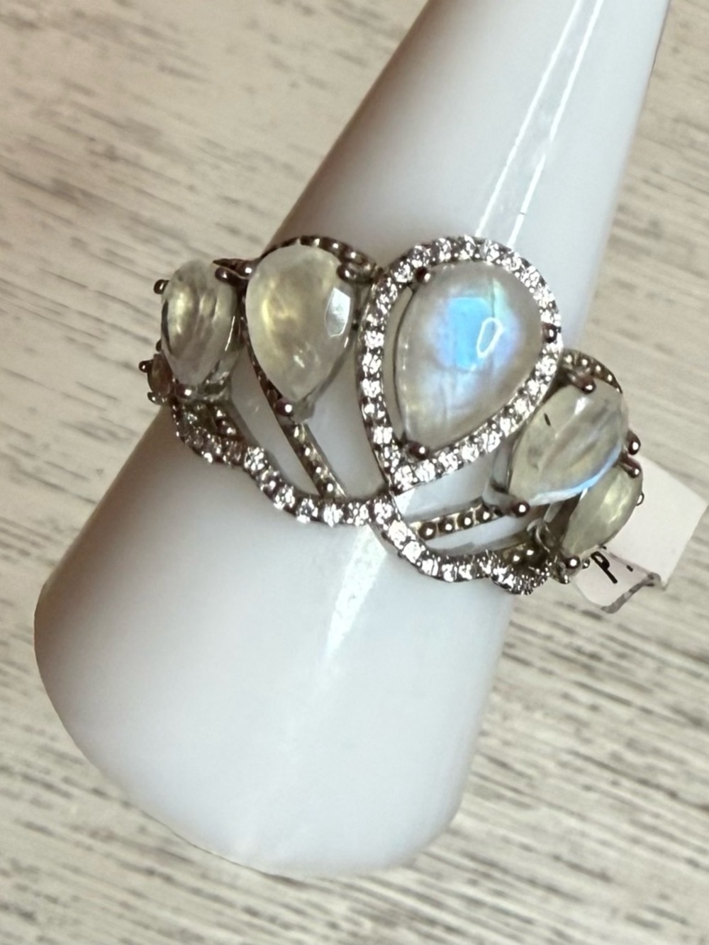 Sterling Silver Moonstone Ring